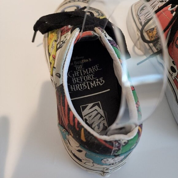 Vans X Nightmare Before Christmas Halloweentown Lace Low Top Sneakers Womens 5 - Picture 10 of 12